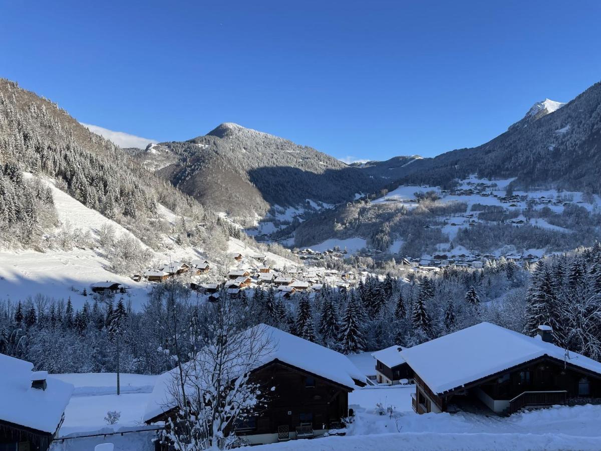 Magnifique Vue - Pistes 1 Min - Parking Possible A L'Exterieur De La Residence Saint-Jean-dʼAulps Buitenkant foto