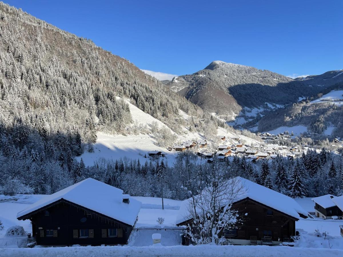 Magnifique Vue - Pistes 1 Min - Parking Possible A L'Exterieur De La Residence Saint-Jean-dʼAulps Buitenkant foto